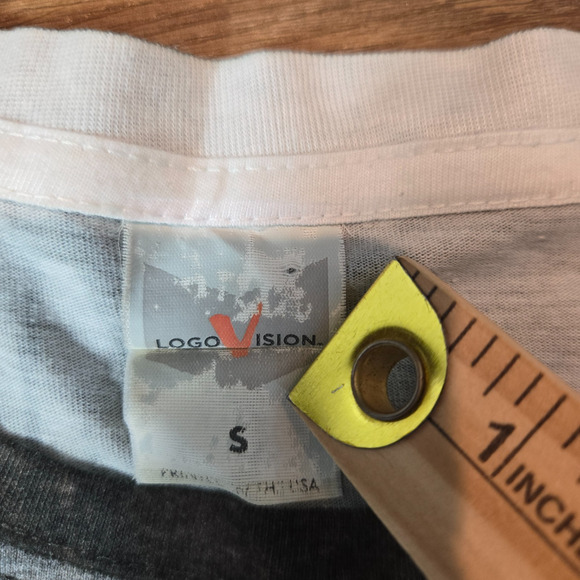 Vintage 90s James Dean T-Shirt Small Logo Vision All Over Print USA Made Grunge - Picture 3 of 7